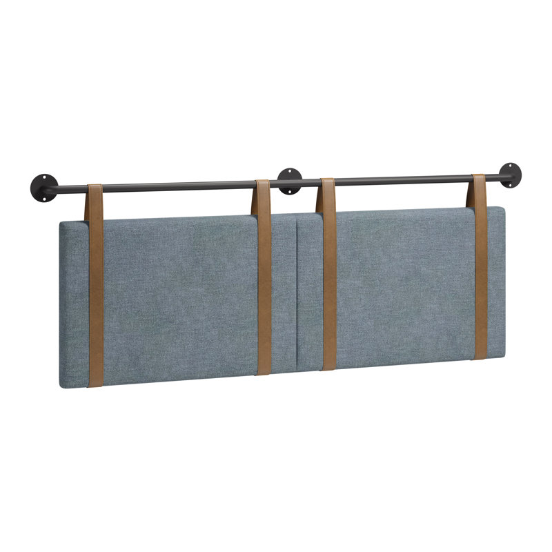 Rosabel Zeva Floating Queen Headboard Gray
