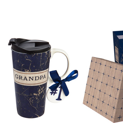 Cypress Home Earthenware Travel Mug