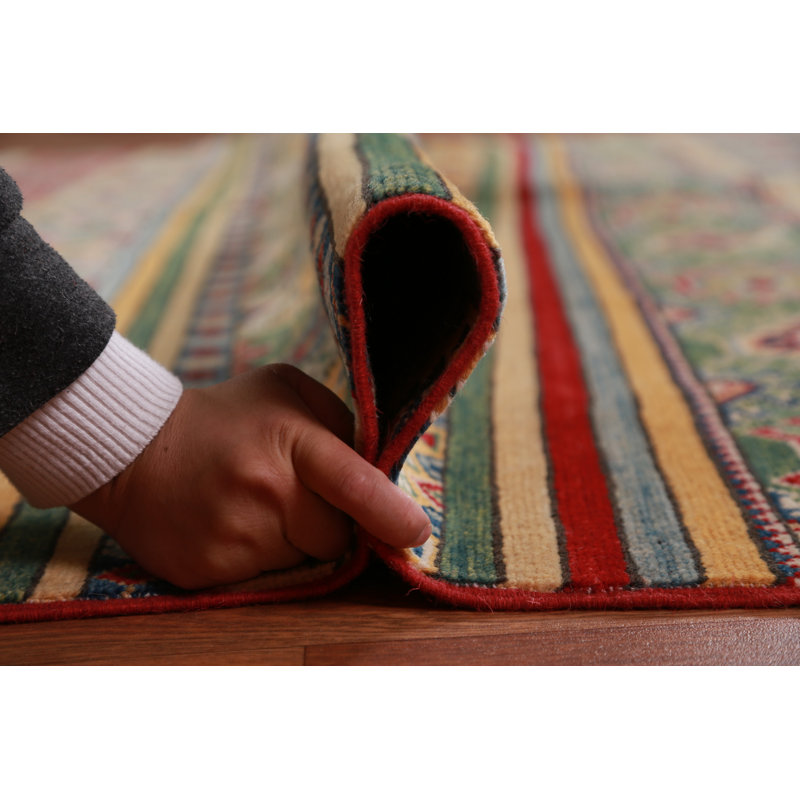 Tapis oriental en laine Kazak 9x11