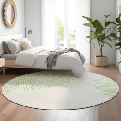 Premium Machine Washable Cerrito Aloe Rug