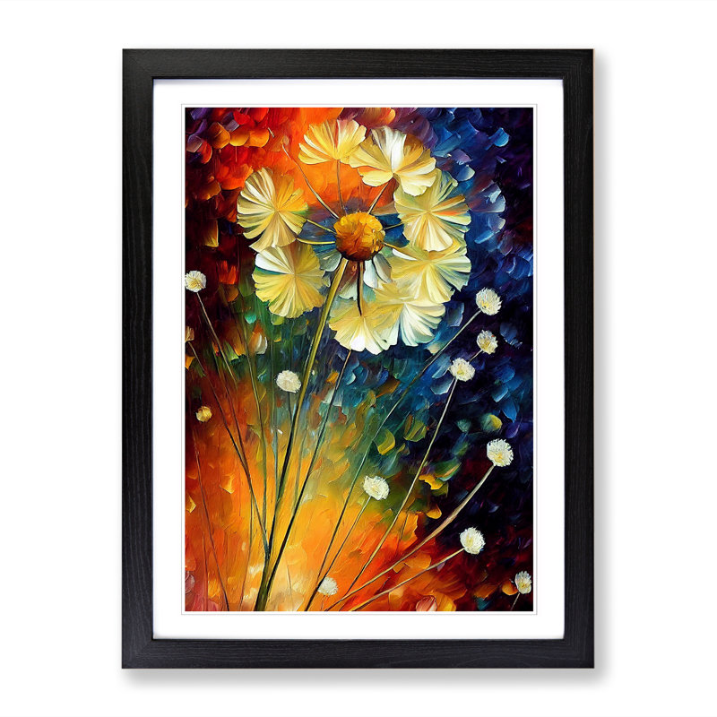 Caberfae Dandelion in Colour Vol.2 1 Piece Single Picture Frame Wall Art, 34" H x 25" W, Beige