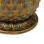 Table d'appoint ananas 23 po avec plateau en verre