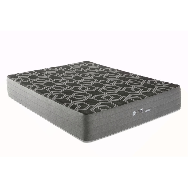 Mousse à plateau lisse, matelas luxueux, ferme, 10", Grand lit