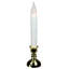 LED Christmas Candle Lamp With Automatic Timer - 8.5" - Clear - Set Of 4