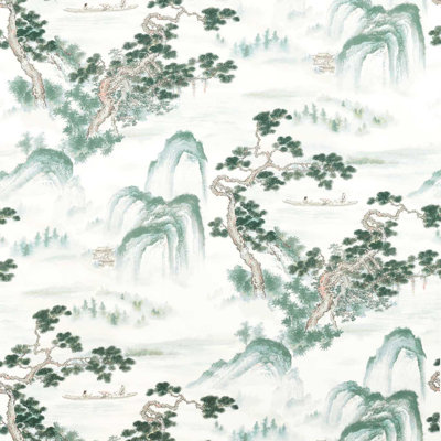 Floating Mountains Fabric