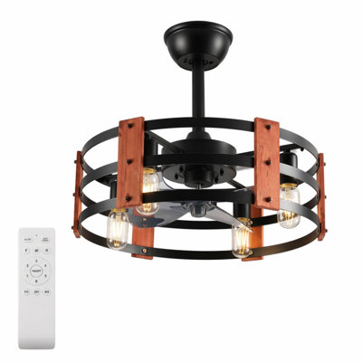 Ventilateur de plafond 19 po avec lumière