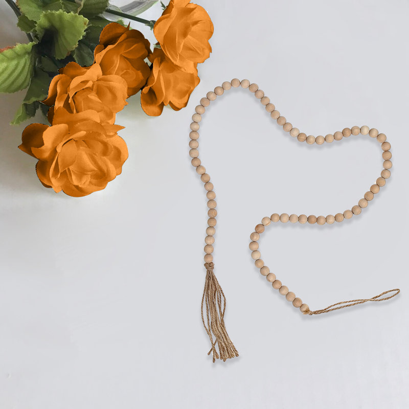 Wood 55'' Novelty Garland Garland, Natural