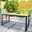 Rectangular 6 - Person Outdoor Table-1259674177