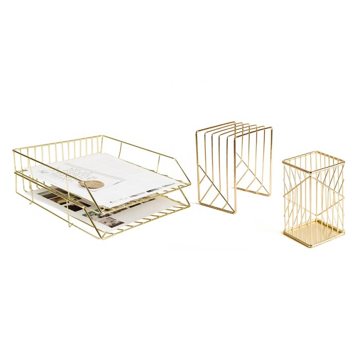 Mercer41 Studdard Desk Organizer Set & Reviews | Wayfair