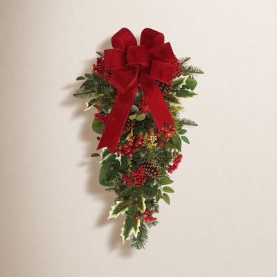 28" Pre-Lit Christmas Swag
