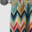 Tribal Fusion à motif chevron III - Rideau à chevrons - Rideau occultant à chevrons - 1 panneau-107555759