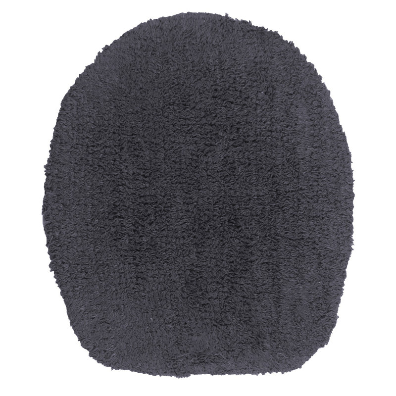 Couvercle de toilette 100% coton, Gris