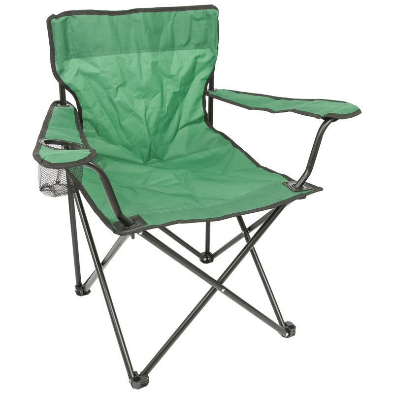 Folding Deck Chair, Green
