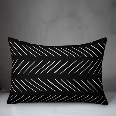 Baldridge Geometric Reversible Throw Pillow