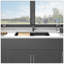 Quartz Kitchen Sink - 32X19" White Granite Composite Workstation Undermount Kitchen Sink-109619332