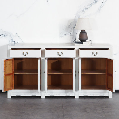 Simple White TV Cabinet