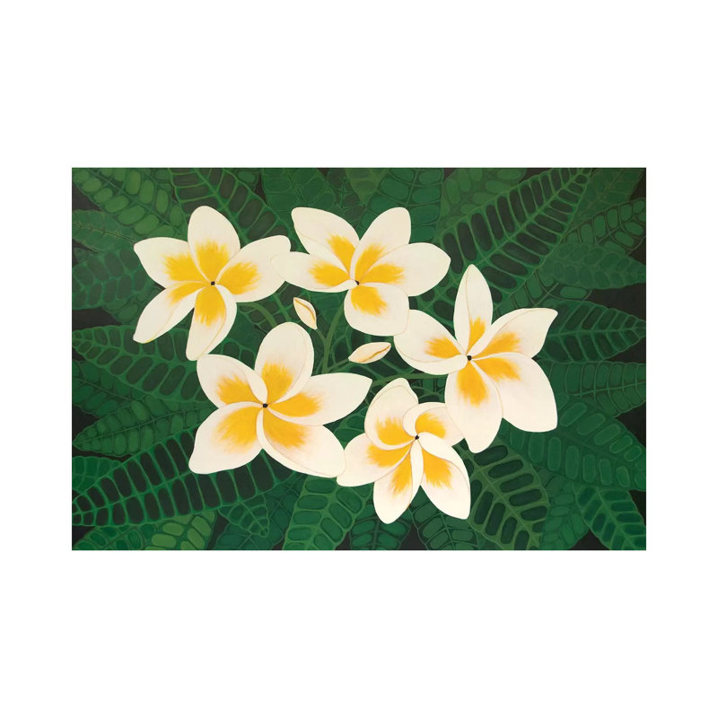 Frangipani Dreams by Lisa Frances Judd - Wrapped Canvas Gallery-Wrapped Canvas Giclée, 20.32 cm H x 30.48 cm W