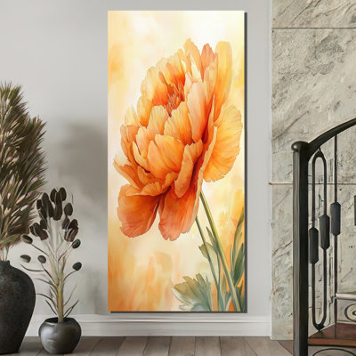 Art sur toile pivoines ensoleillées I