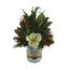 Faux Magnolia Holiday Arrangement
