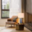 Lampe de table en verre Eyrich