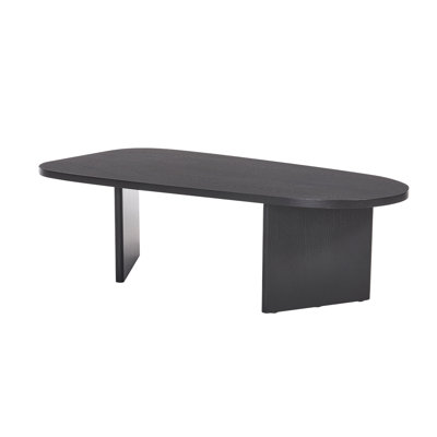 Modern Solid Wood Irregular Coffee Table, Simple Coffee Table Easy To Install For Living Room, Bedroom by Latitude Run