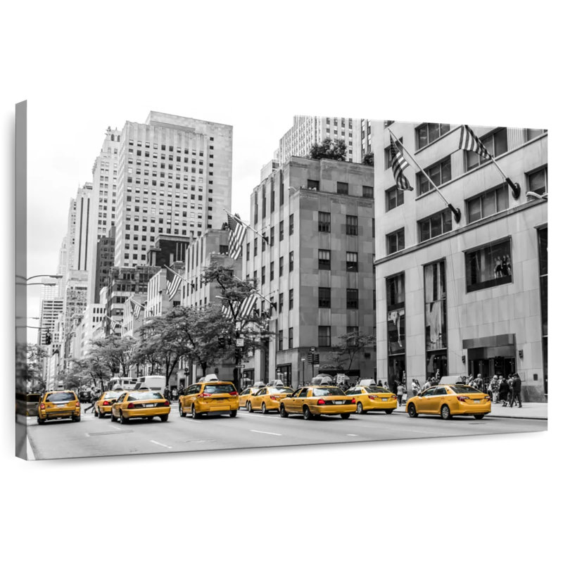 Mehar NYC Cabs Pop, 8" H x 12" W