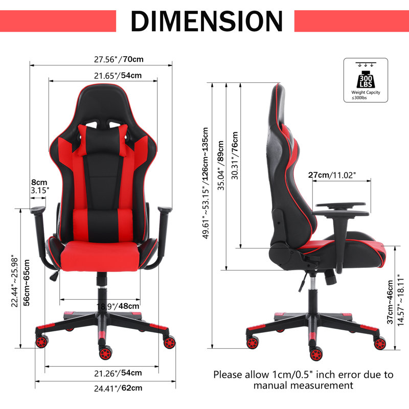 Fauteuil inclinable et ergonomique inclinable en similicuir
