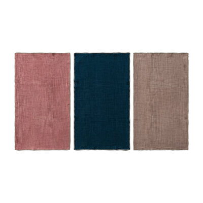 Ensemble de 3 serviettes à thé en coton 3 pièces