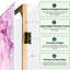 Paravent pliant à 6 panneaux, séparateur de pièce en toile à veinures abstraites de marbre rose royal et blanc magenta, cloison de protection autoportante pour plus d'intimité-134512503-134512504