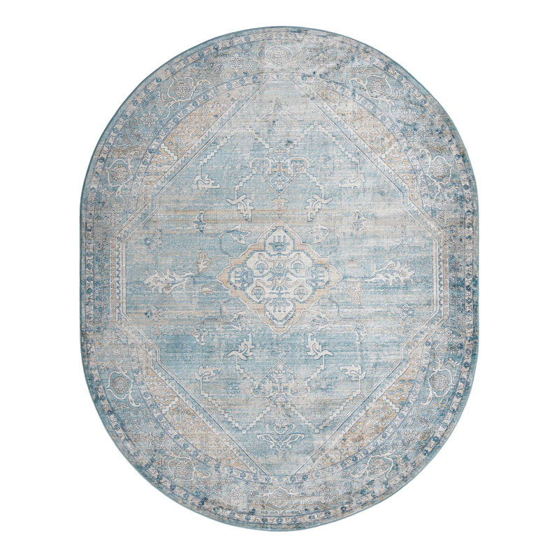 Alabama Oriental Indoor Rug, Oval 7'10" x 10'2"
