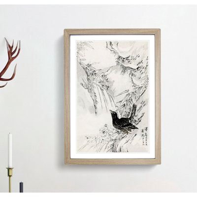 Rook by the Stream by Numata Kashu - Picture Frame Painting Print