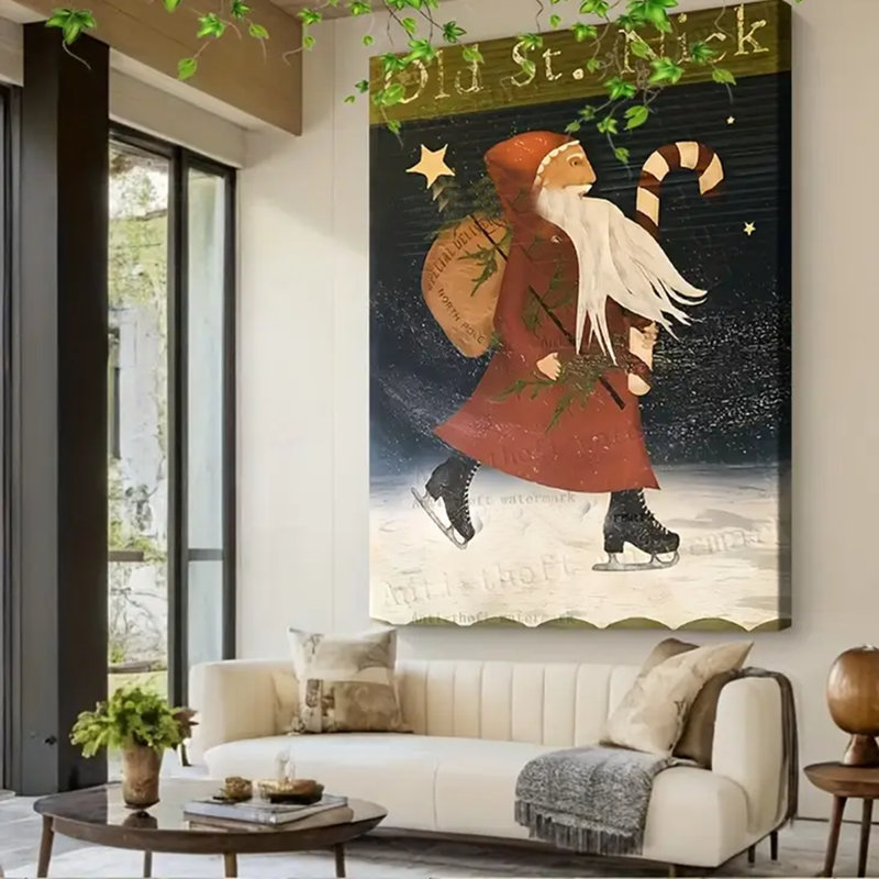1 Piece Wrapped Canvas Wall Art