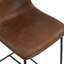 Ensemble de 2 tabourets de bar en polyuréthane de style minimaliste moderne - convenant à la cuisine, au bar et à la maison moderne,-1318194947