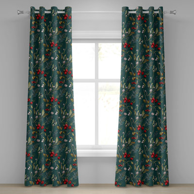 Motif de baies sauvages à motif de baies sauvages 50 po x 120 po Dakota Fields