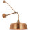 Thomas O'Brien, "Academy 20" Anchored Rex Barn Light in Soft Copper with 16" Rockhouse Shade