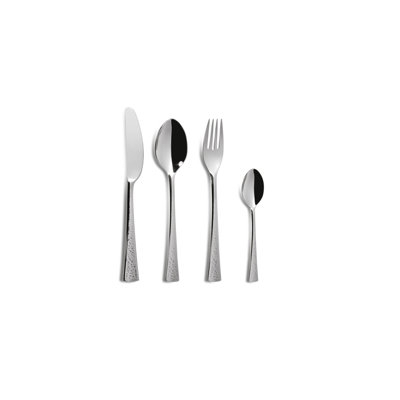 Ebern Designs 24-piece cutlery set, 18/10 stainless steel, silver-colored, 5964