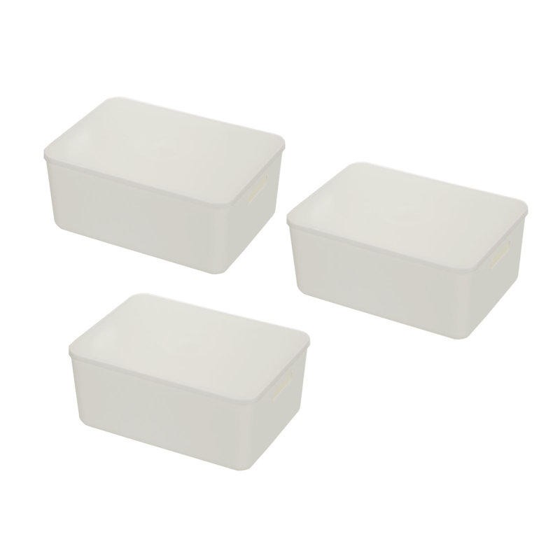 Bac en plastique, H 6,25 po x l 10,25 po x P 14,25 po, 3