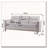 Comfortable Solid Wood Three-Seater Sofa