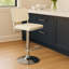 Sallisaw Swivel Upholstered Adjustable Height Counter Stool with Metal Frame-1462490353