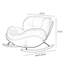 Fauteuil à bascule Lazy-101409965