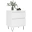 Rowlands 40cm W Metal Bedside Table-1431135684
