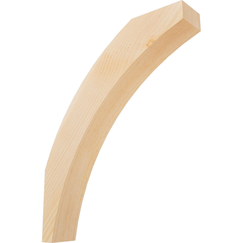 Genouillère Thorton, Sapin Douglas de 3 1/2 po (lisse), 18 po X P 22 po H