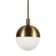 Caillin 1 - Light Brass Single Pendant