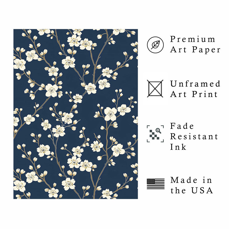 «Floral Floral Flower Dreams IV», reproduction d'art moderne sans cadre
