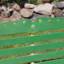 Banc de jardin d'extérieur en fer galvanisé Charleston 1940-1169237428