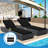  Special Size Covers Only, 2Pcs Outdoor Olefin Chaise Lounge Cushion Cover-1014042901