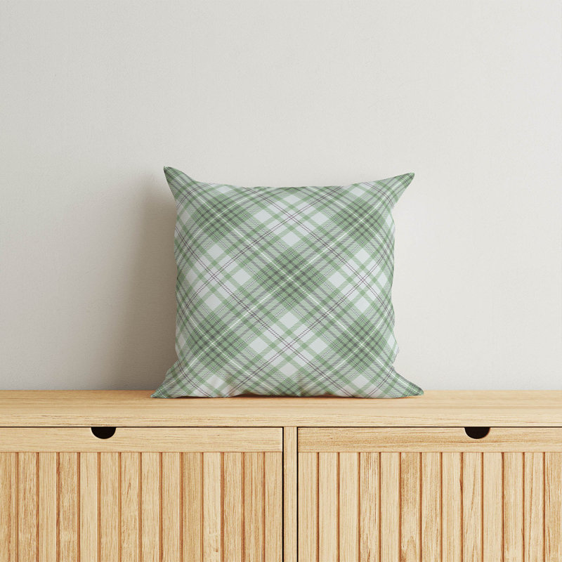 Coussin Chinny, Vert, H 16 po x l 16 po