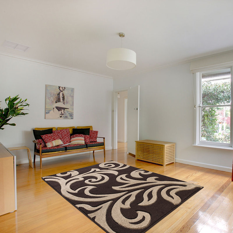 Velia Floral Area Rug, Rectangle 80 x 150cm