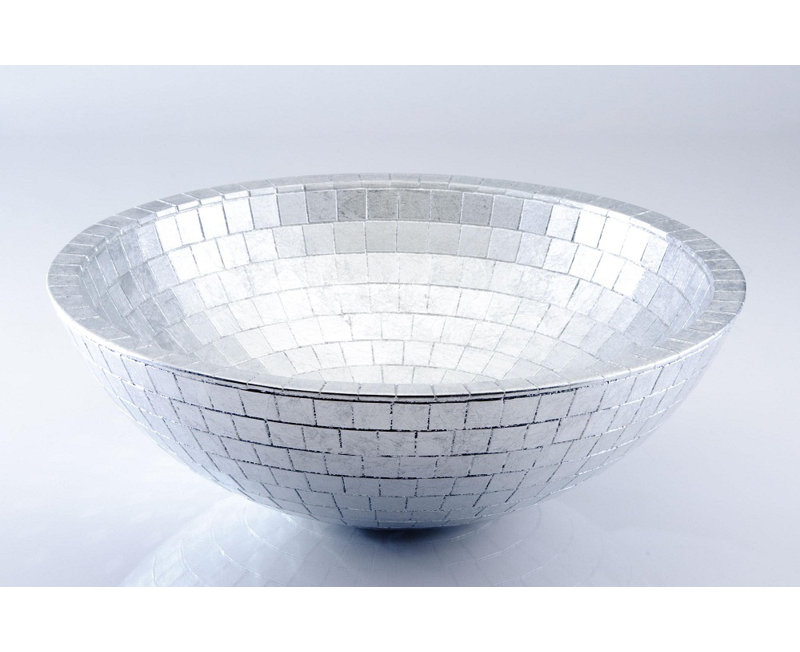 16.6'' L Bathroom Sink, Silver