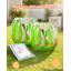 Ensemble de 2 ballons gonflables de 90 cm (3 pieds) transparents, parfaits pour les enfants, le jardin, le camping, les pique-niques, le parc, la pelouse et les jeux d'équipe en extérieur. Fabriqués en PVC épais, ces ballons de sumo/hamster sont dotés d'une poignée.